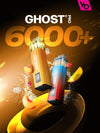 Ghost Pro 6000+ Puffs Engangs Vape (æske med 10 stk)